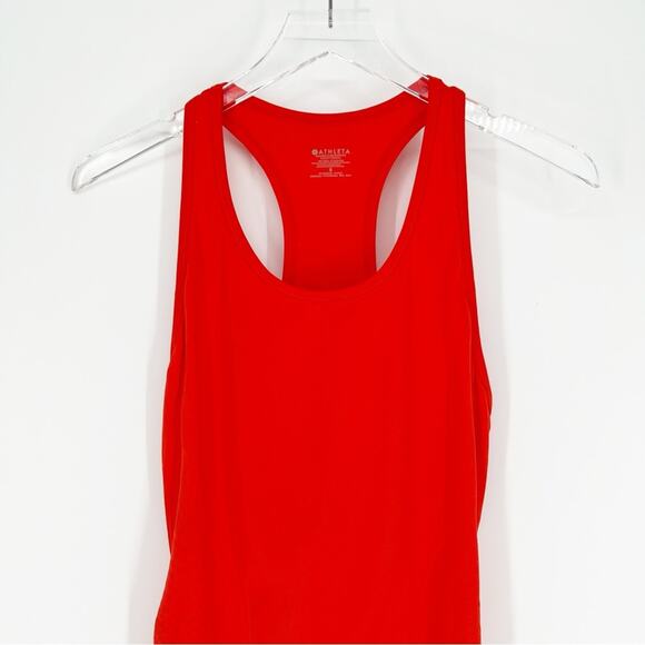 Athleta Speedlight Racerback Tank Top S Orange - Picture 4 of 7